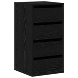 Commode Chêne noir 40 x 41 x 76 cm Bois d'ingénierie