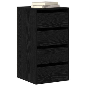 Commode Chêne noir 40 x 41 x 76 cm Bois d'ingénierie