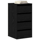 Commode Chêne noir 40 x 41 x 76 cm Bois d'ingénierie