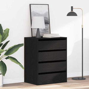 Commode Chêne noir 60 x 41 x 76 cm Bois d'ingénierie