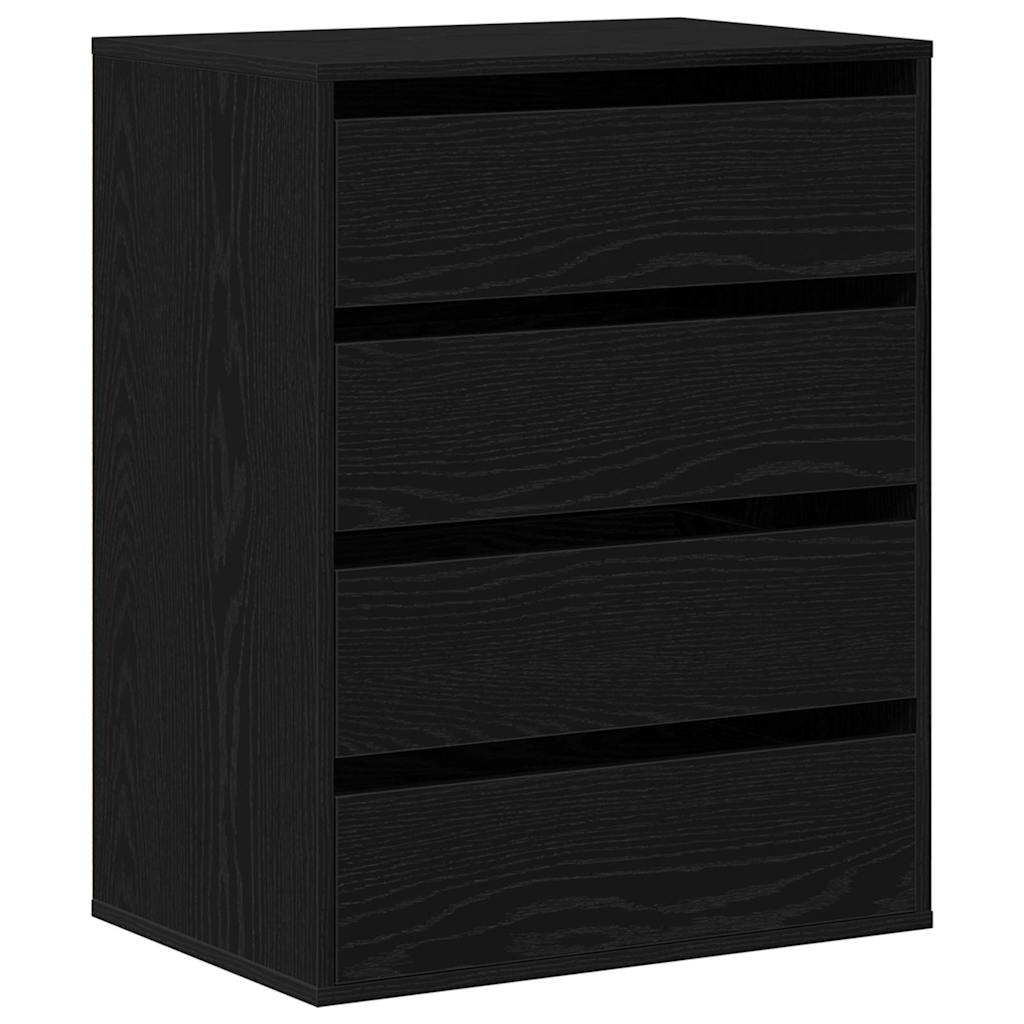 Commode Chêne noir 60 x 41 x 76 cm Bois d'ingénierie