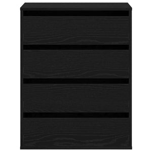 Commode Chêne noir 60 x 41 x 76 cm Bois d'ingénierie