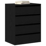 Commode Chêne noir 60 x 41 x 76 cm Bois d'ingénierie