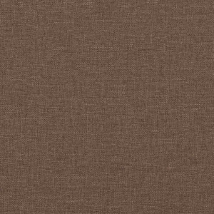 Unité de Sofa Modulaire Sans Accoudoirs 2 pcs Marron