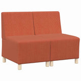 Unité de Sofa Modulaire Sans Accoudoirs 2 pcs Orange