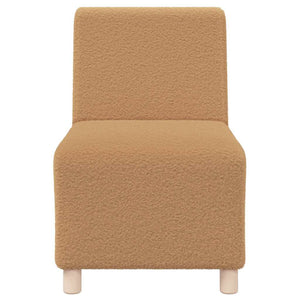 Unité de Sofa Modulaire Sans Accoudoirs 2 pcs Beige