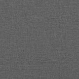 Unité de Sofa Modulaire Sans Accoudoirs 3 pcs Gris foncé