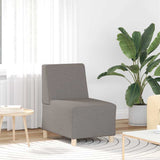 Unité de Sofa Modulaire Sans Accoudoirs 3 pcs Taupe