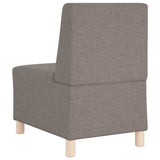 Unité de Sofa Modulaire Sans Accoudoirs 3 pcs Taupe