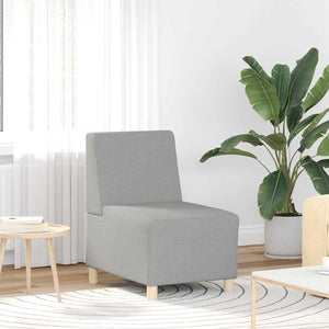 Unité de Sofa Modulaire Sans Accoudoirs 3 pcs Gris nuage