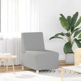 Unité de Sofa Modulaire Sans Accoudoirs 3 pcs Gris nuage