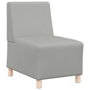 Unité de Sofa Modulaire Sans Accoudoirs 3 pcs Gris nuage