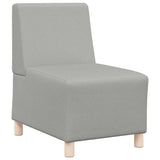 Unité de Sofa Modulaire Sans Accoudoirs 3 pcs Gris nuage