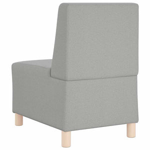Unité de Sofa Modulaire Sans Accoudoirs 3 pcs Gris nuage
