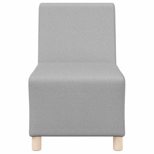 Unité de Sofa Modulaire Sans Accoudoirs 3 pcs Gris nuage