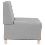 Unité de Sofa Modulaire Sans Accoudoirs 3 pcs Gris nuage