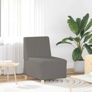 Unité de Sofa Modulaire Sans Accoudoirs 3 pcs Gris clair