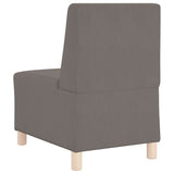 Unité de Sofa Modulaire Sans Accoudoirs 3 pcs Gris clair