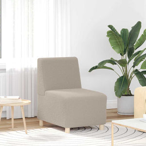 Unité de Sofa Modulaire Sans Accoudoirs 3 pcs Gris clair