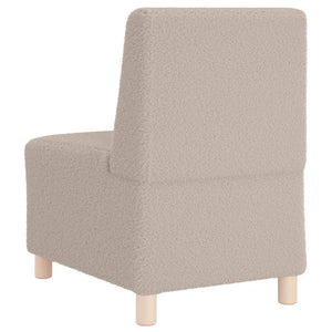 Unité de Sofa Modulaire Sans Accoudoirs 3 pcs Gris clair