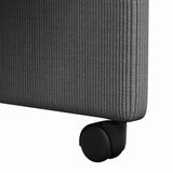 Chaises de salle à manger 2 pcs Gris foncé 57 x 66 x 94 cm