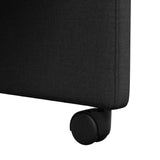 Chaises de salle à manger 2 pcs Noir 58 x 65 x 94 cm tissu