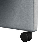 Chaises de salle à manger 2 pcs Gris clair 57 x 67 x 95 cm