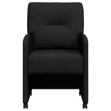 Chaises de salle à manger 2 pcs Noir 57 x 67 x 95 cm tissu