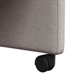 Chaises de salle à manger 2 pcs Taupe 57 x 67 x 95 cm tissu