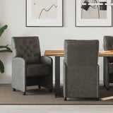 Chaises de salle à manger 2 pcs Noir 58 x 67 x 97 cm Faux cuir