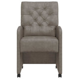 Chaises de salle à manger 2 pcs Gris 58 x 67 x 97 cm Faux cuir