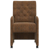 Chaises de salle à manger 2 pcs Marron 58 x 67 x 97 cm