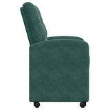 Chaises de salle à manger 2 pcs Vert foncé 58 x 67 x 97 cm