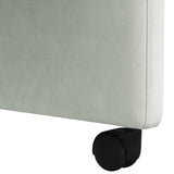 Chaises de salle à manger 2 pcs Gris clair 58 x 65 x 98 cm