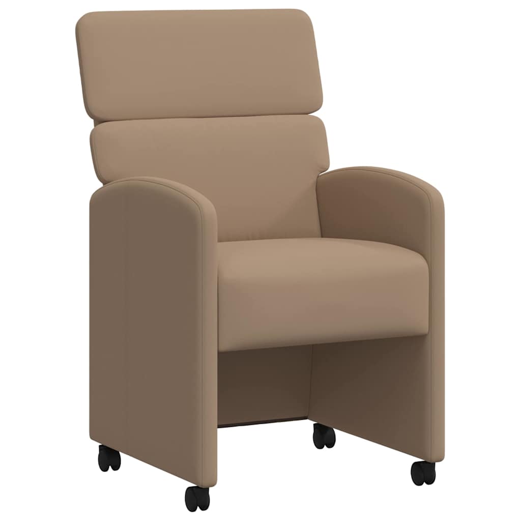 Chaises de salle à manger 2 pcs Cappuccino 58 x 65 x 98 cm