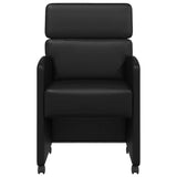 Chaises de salle à manger 2 pcs Noir 58 x 65 x 98 cm Faux cuir