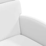 Chaises de salle à manger 2 pcs Blanc 58 x 65 x 98 cm Faux cuir