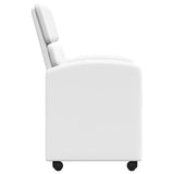 Chaises de salle à manger 2 pcs Blanc 58 x 65 x 98 cm Faux cuir