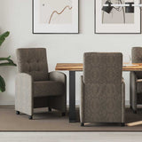 Chaises de salle à manger 2 pcs Gris foncé 57 x 67 x 98 cm