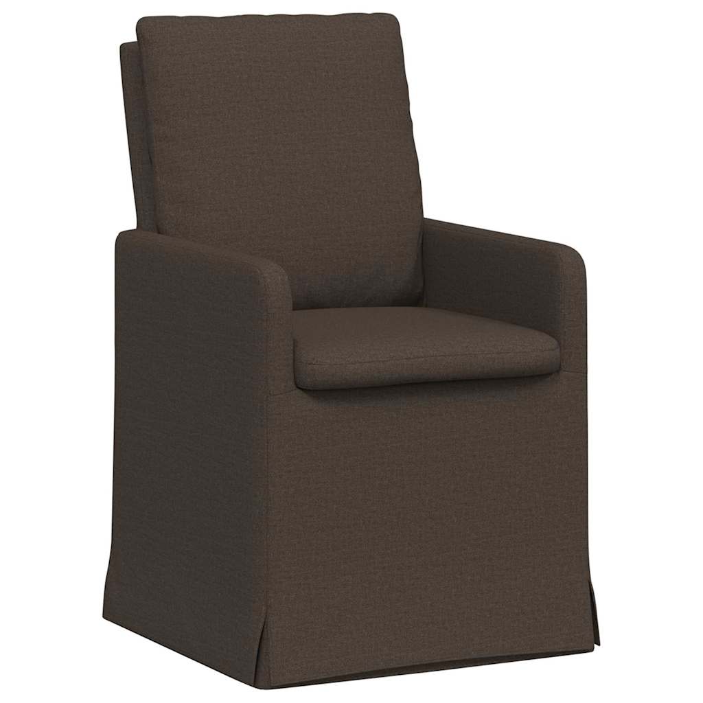 Chaises de salle à manger 2 pcs Gris foncé 57 x 67 x 98 cm Lin