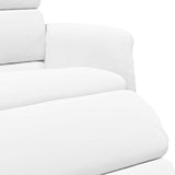 Fauteuil inclinable Blanc 71 x 98 x 106 cm Faux cuir