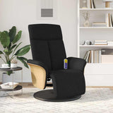 Fauteuil de massage inclinable Noir 79 x 87 x 104.5 cm tissu