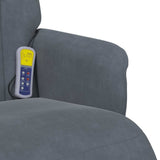 Fauteuil de massage inclinable Gris foncé 91 x 71 x 105.5 cm