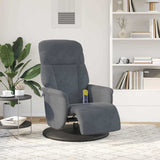 Fauteuil de massage inclinable Gris foncé 91 x 71 x 105.5 cm