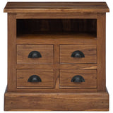 Armoire de rangement Marron 60 x 30 x 60 cm Bois de teck massif