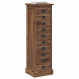 Commode Marron 35,5 x 30 x 100 cm Bois de teck massif