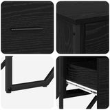 Commode Autre Chêne noir 91 x 35.5 x 74.5 cm Bois d'ingénierie