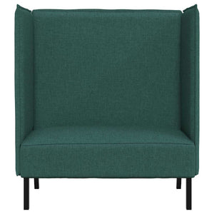 Canapé à Haut Dossier Vert foncé 109 x 56 x 121 cm tissu