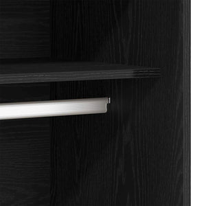 Armoire Chêne Noir 80 x 50 x 200 cm Bois d'ingénierie