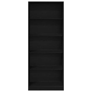 Armoire Chêne Noir 80 x 50 x 200 cm Bois d'ingénierie
